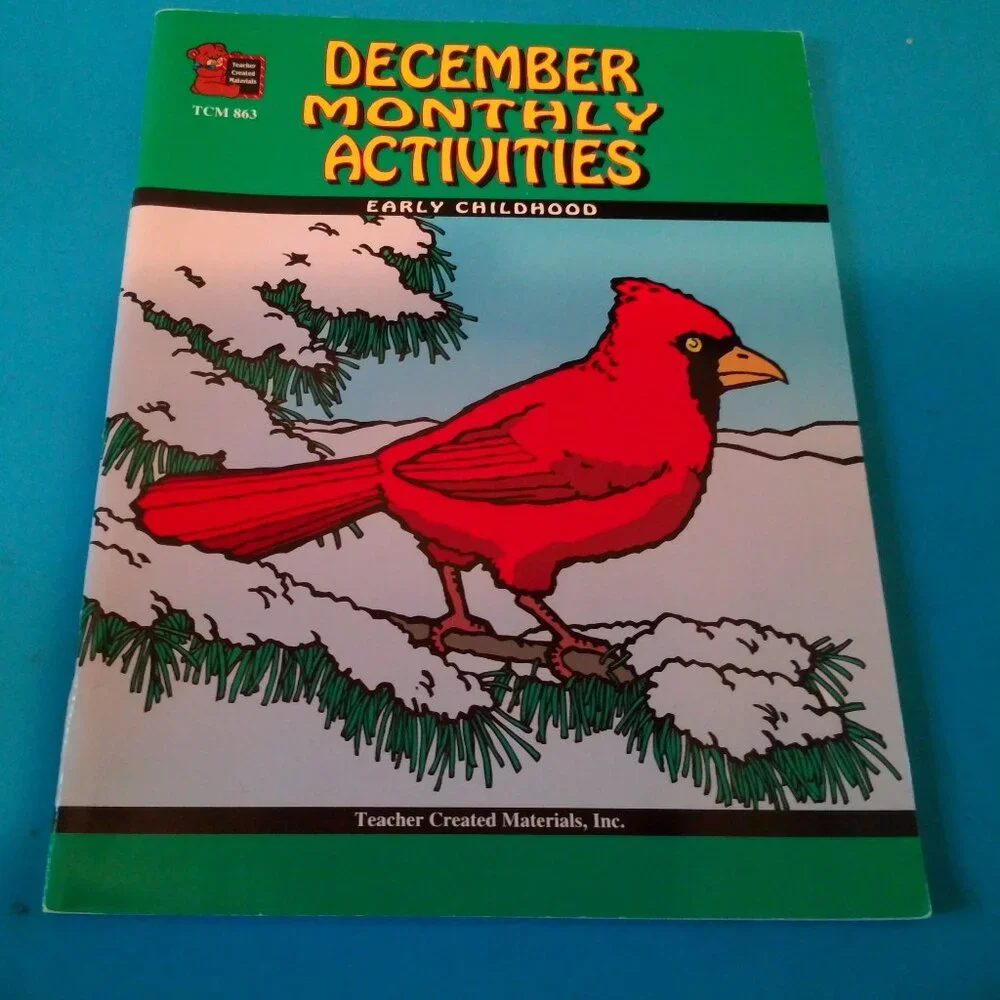 Vintage December Monthly Activities & Valentine Day Activities Be Mine New